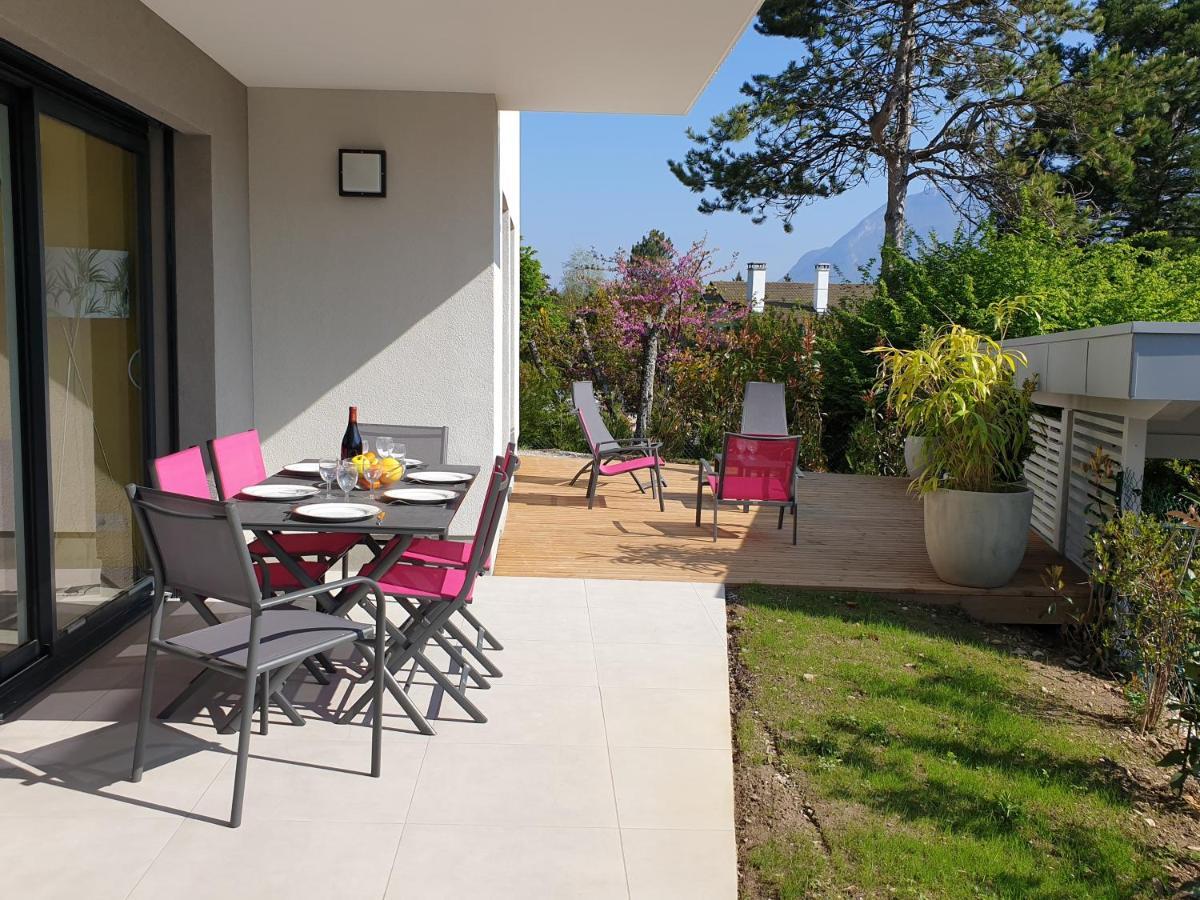 L'Appartement Jardin Avec Vue Montagnes Sévrier Exterior foto