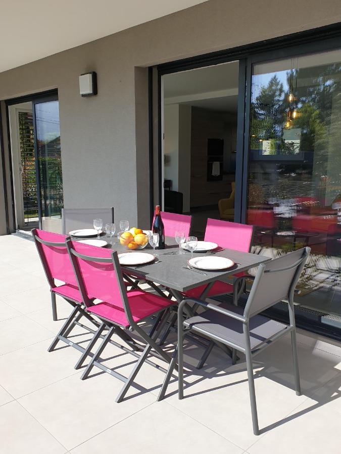 L'Appartement Jardin Avec Vue Montagnes Sévrier Exterior foto