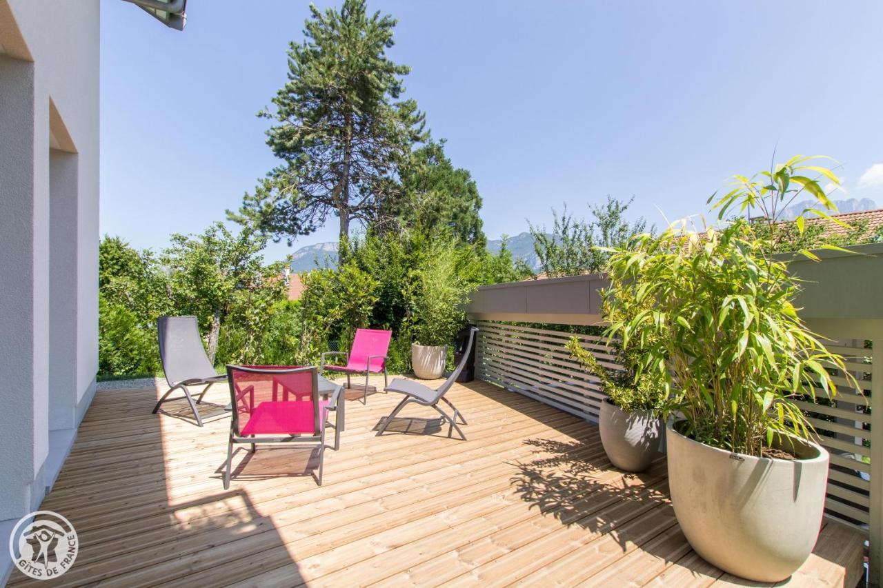 L'Appartement Jardin Avec Vue Montagnes Sévrier Exterior foto
