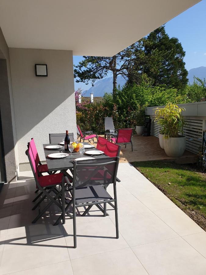 L'Appartement Jardin Avec Vue Montagnes Sévrier Exterior foto