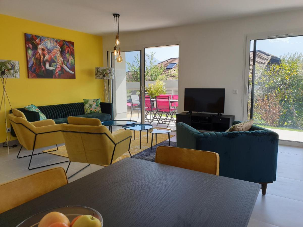 L'Appartement Jardin Avec Vue Montagnes Sévrier Exterior foto