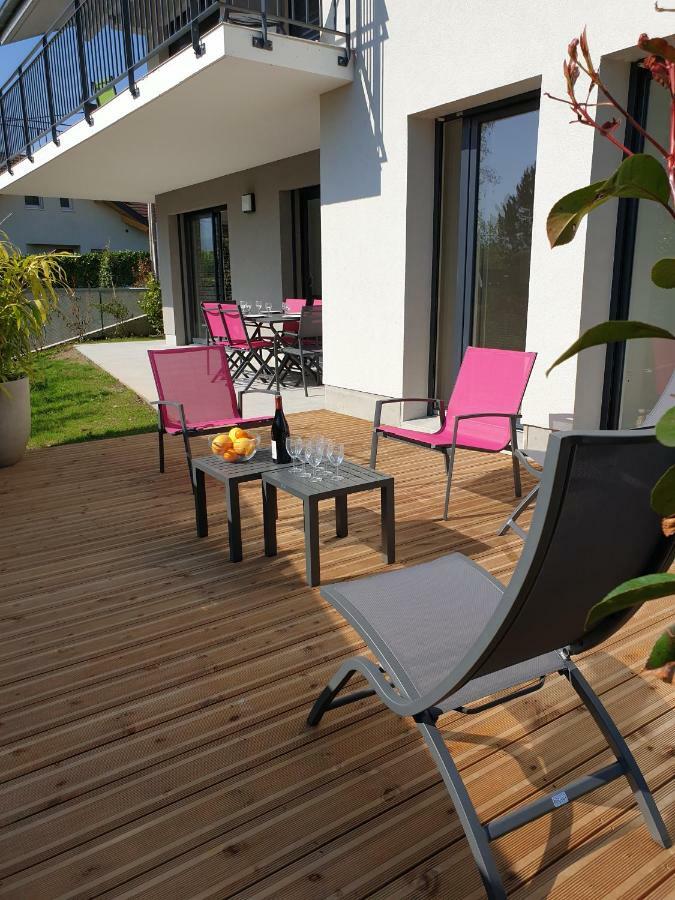 L'Appartement Jardin Avec Vue Montagnes Sévrier Exterior foto